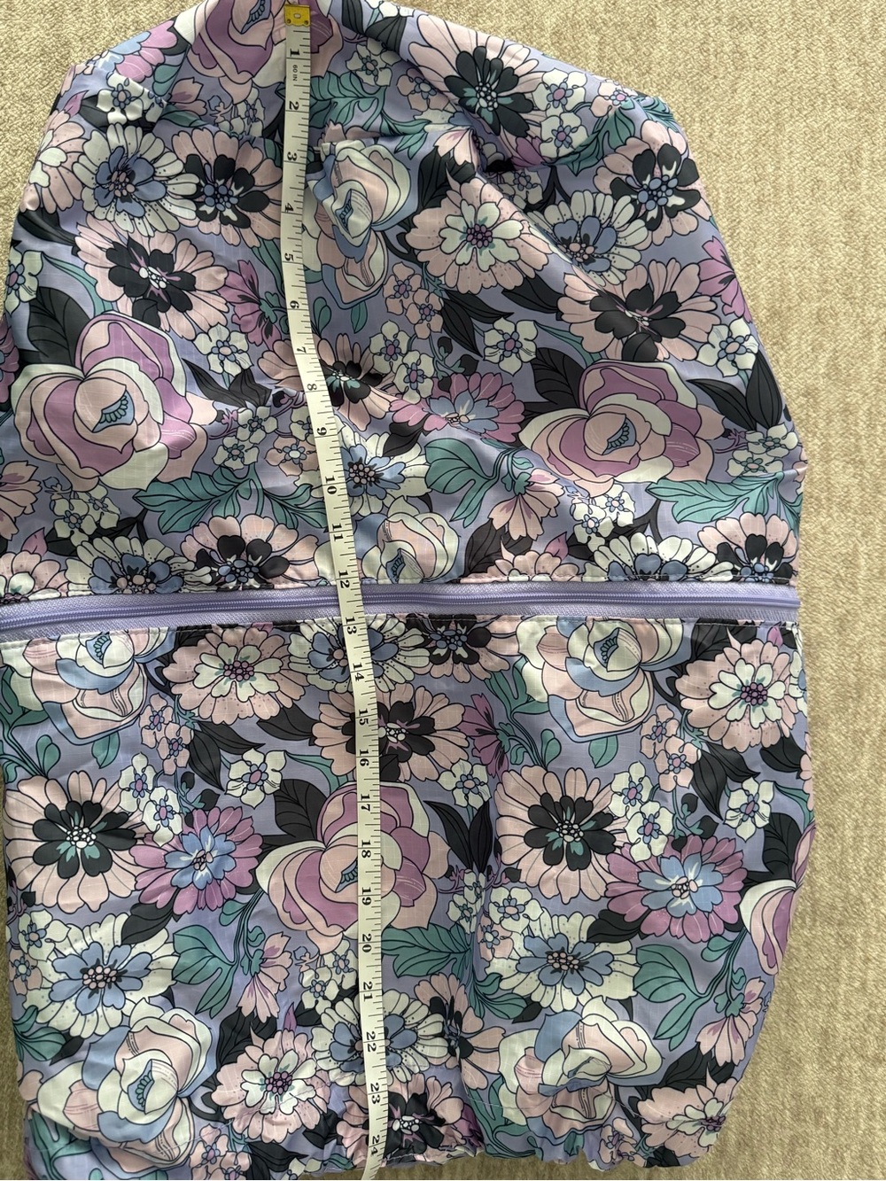 Vera Bradley Lavender Floral Quilted Bag